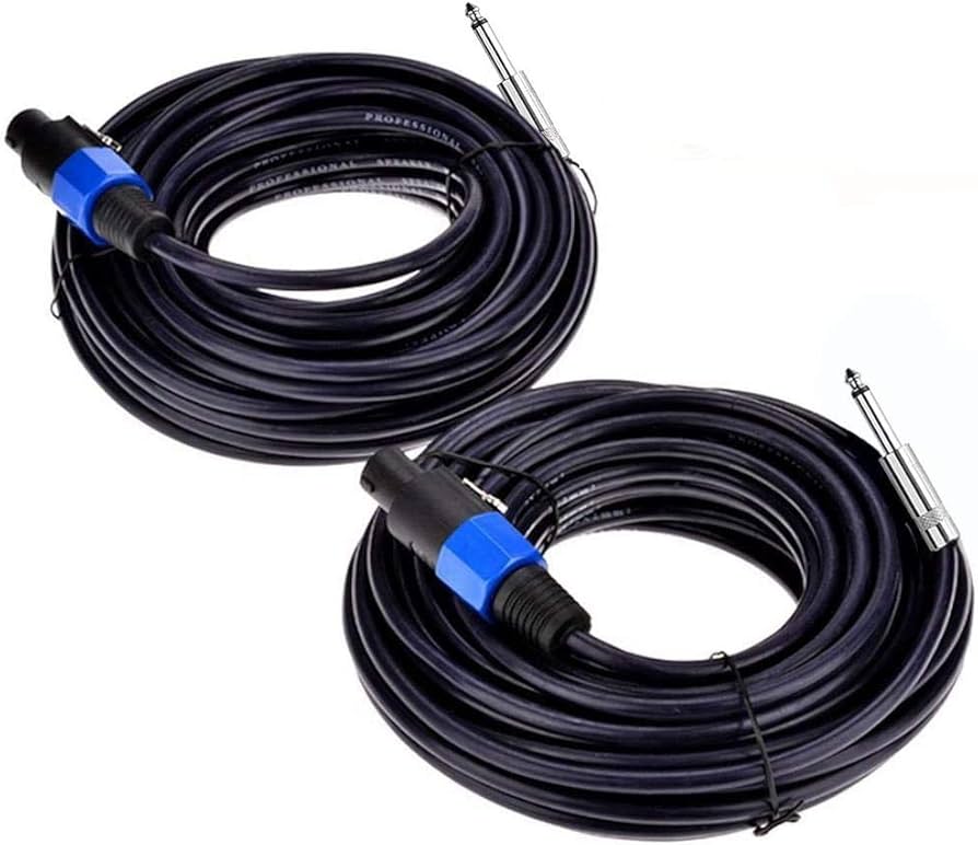 Amazon.co.jp: Yuyaokk 2本パック 25フィートスピコンから1/4インチ