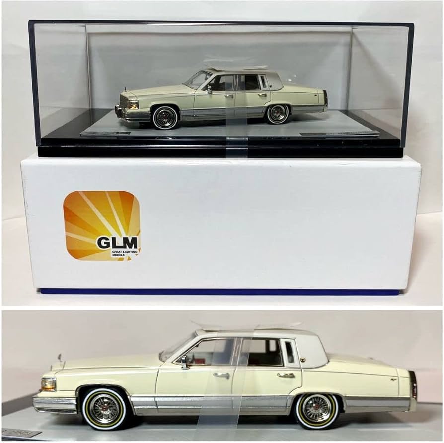 Amazon | GLM 1/43 CADILLAC BROUGHAM キャデラック ブロアム ホワイト