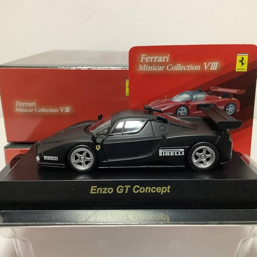 Amazon.co.jp: 1/64 Kyosho Ferrari Enzo GT Concept Matte Black Mini