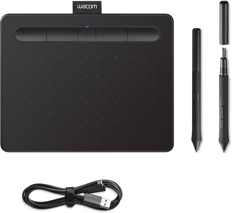 Amazon | Wacom Intuos Bluetooth付き小型ペンタブレット - ブラック