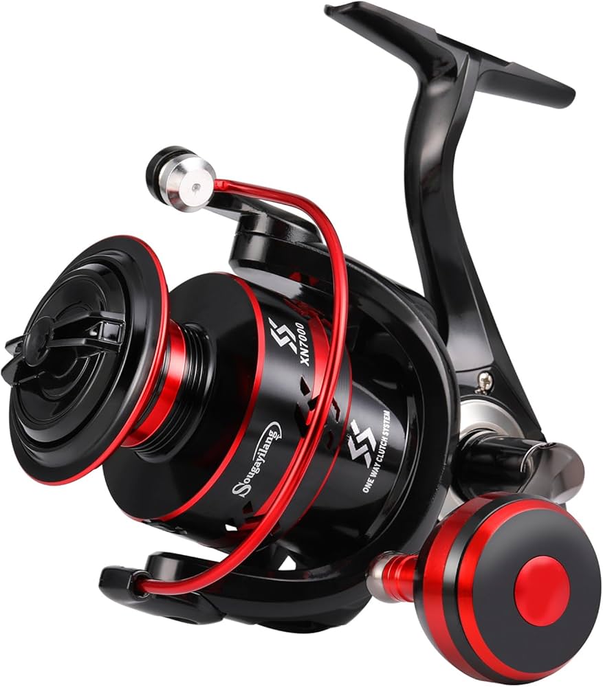 Amazon | Sougayilang スピニングリール 軽量ウルトラスムーズ