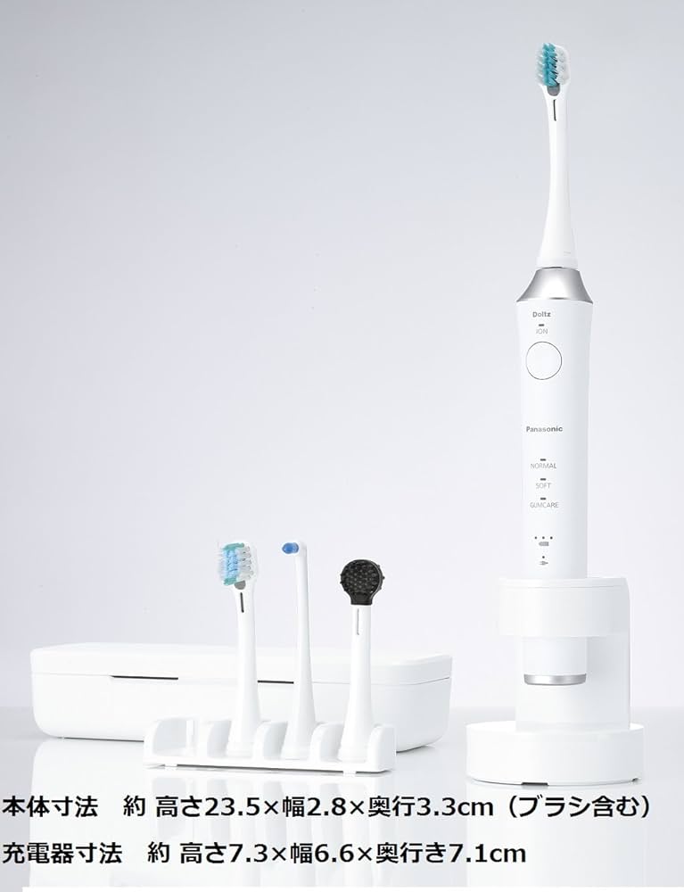 Amazon.co.jp: パナソニック 電動歯ブラシ ドルツ 白 EW-DE55-W