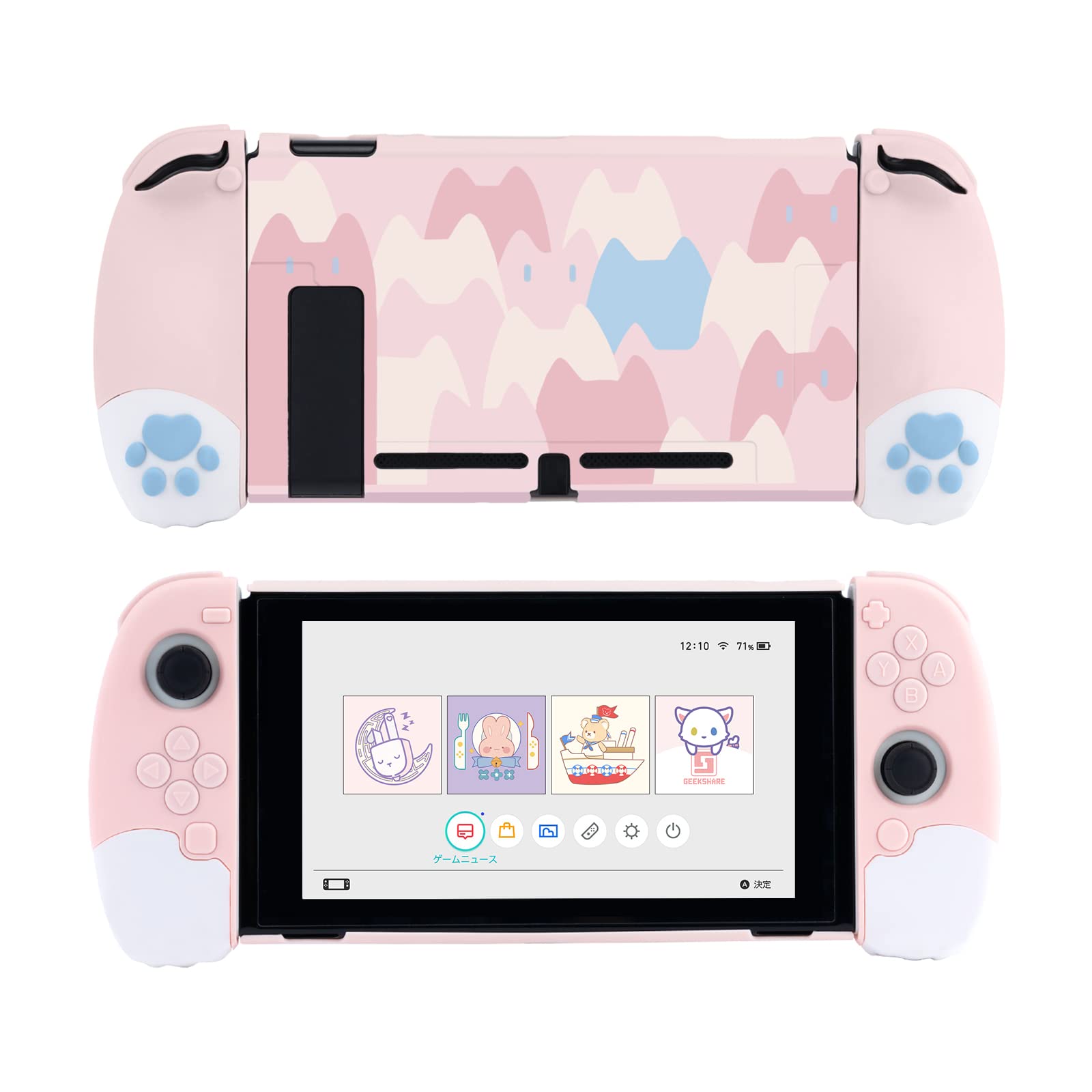 Amazon.co.jp: GeekShare Switchカバー switch対応 スイッチカバー 分