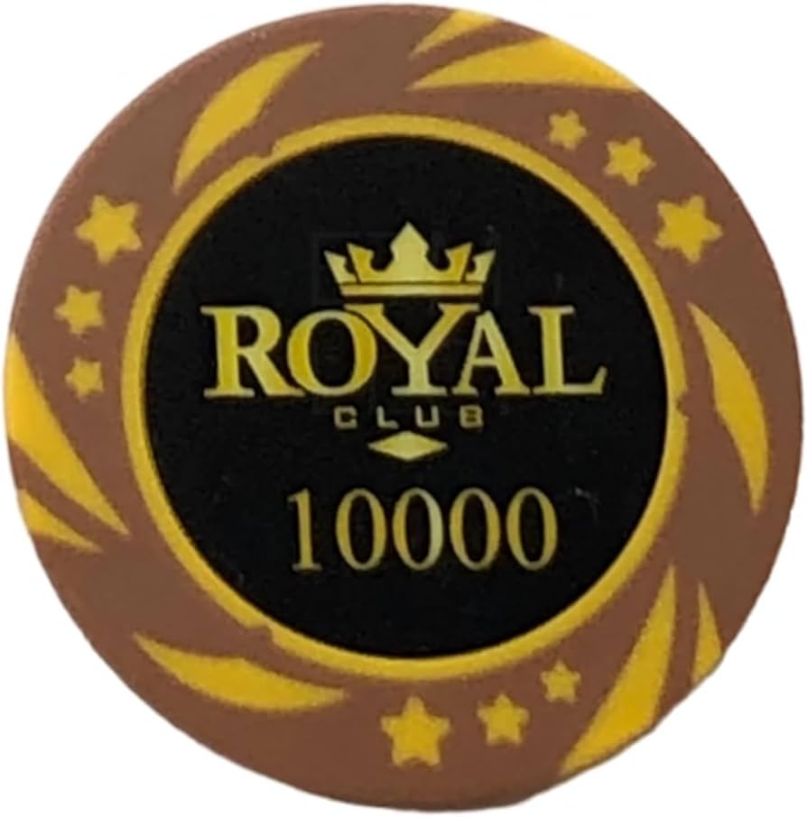 Amazon | W&Berry ROYALポーカーチップ カジノ コイン テキサス