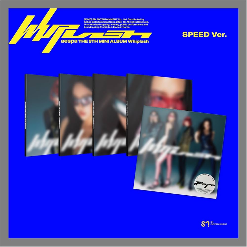 Amazon.co.jp: aespa Whiplash 5th Mini Album with Tracking (SPEED