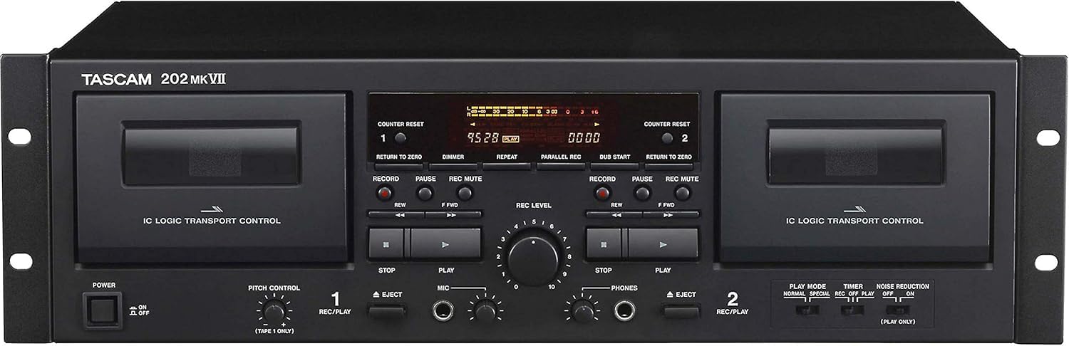 Amazon.co.jp: Tascam ダブルカセットデッキレコーダー USBポート付き
