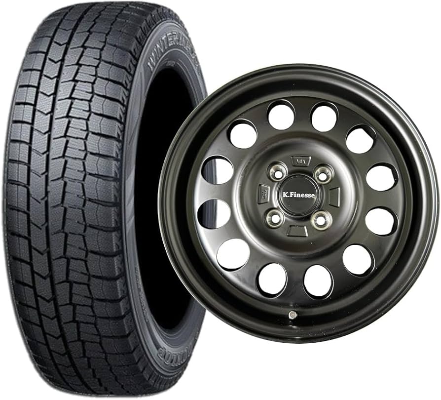 Amazon | (スタッドレスタイヤ)ダンロップ ウィンターマックスWM02 145