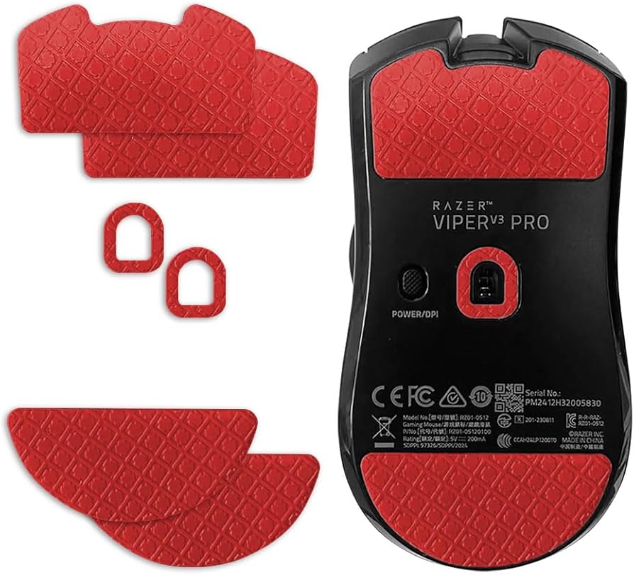 Amazon.co.jp: 2セット入り マウスソール Razer Viper V3 Pro 用