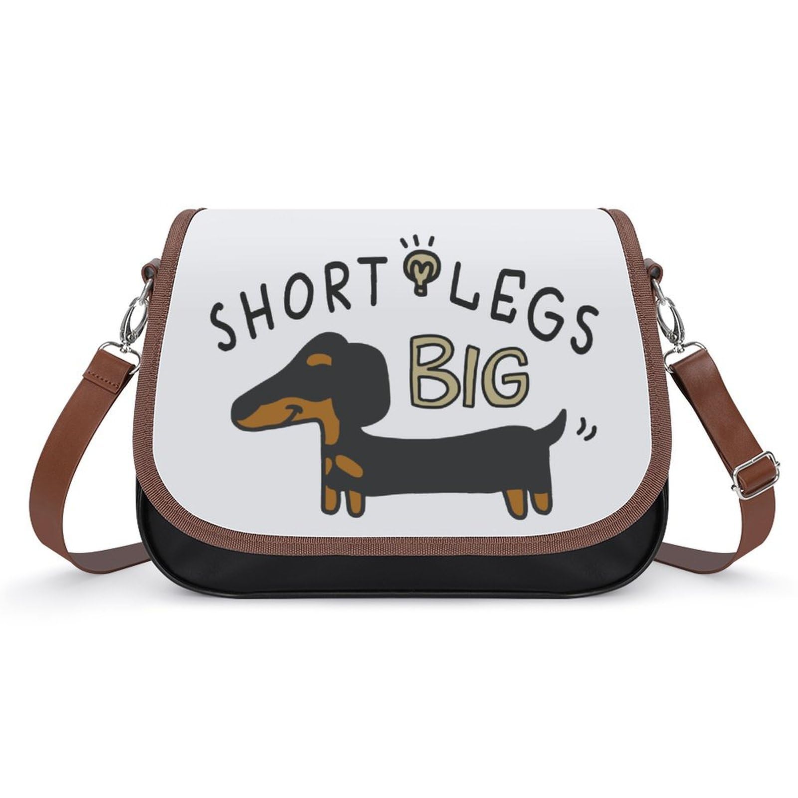 Amazon.co.jp: ダックスフンド 犬 ショルダーバッグ PUレザー