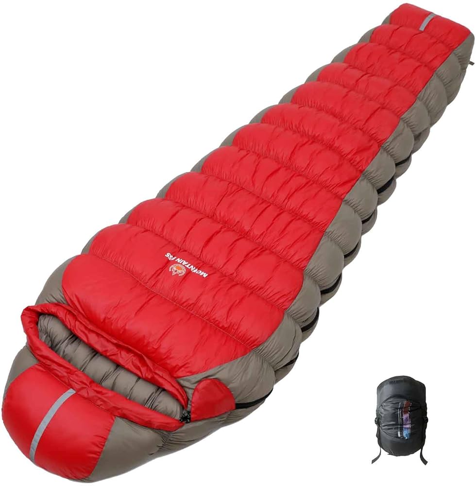 Amazon.co.jp: MOUNTAIN PASSダウンシュラフマミー型850FP羽毛寝袋800g