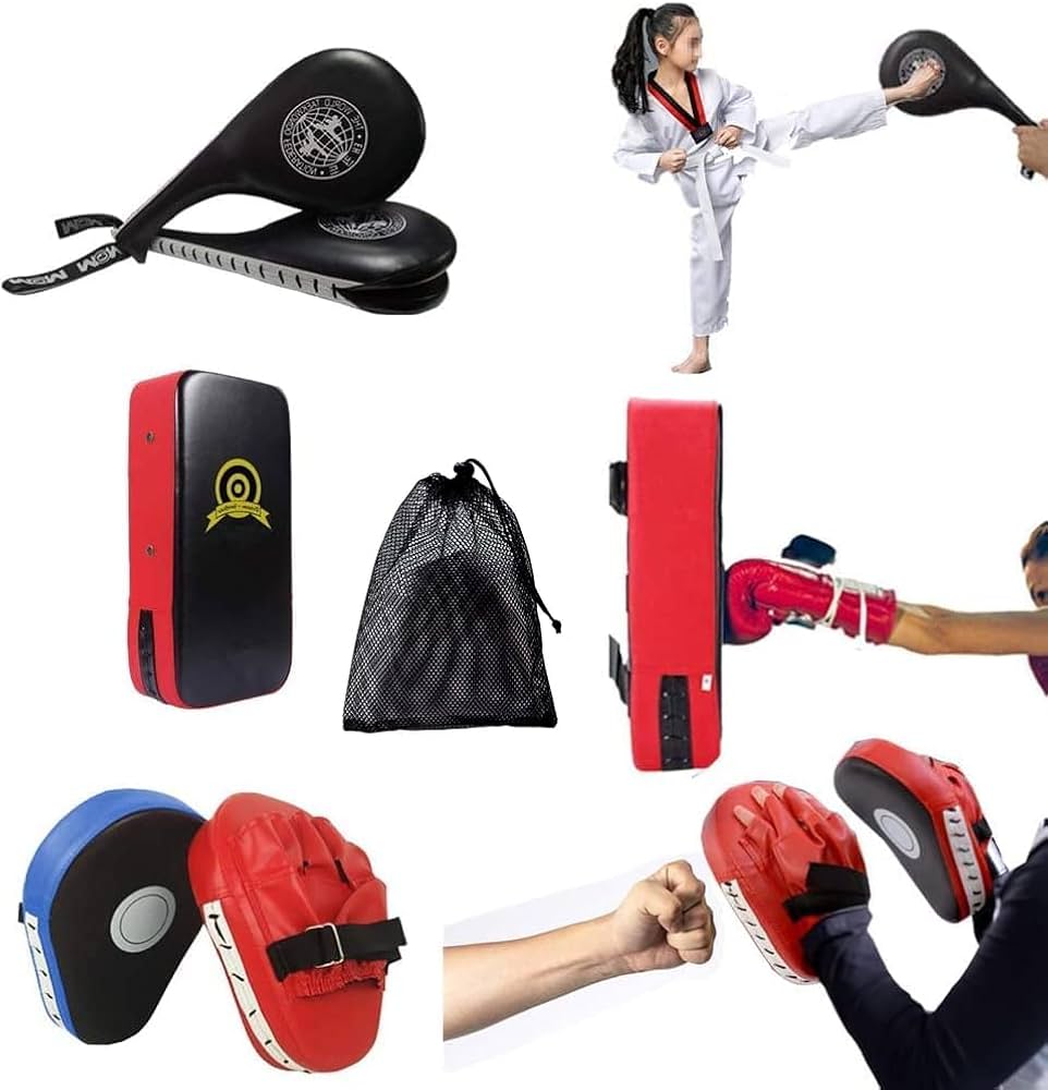 Amazon | ダブルミット 2種類各1組 キックパッド1個 ボクシング