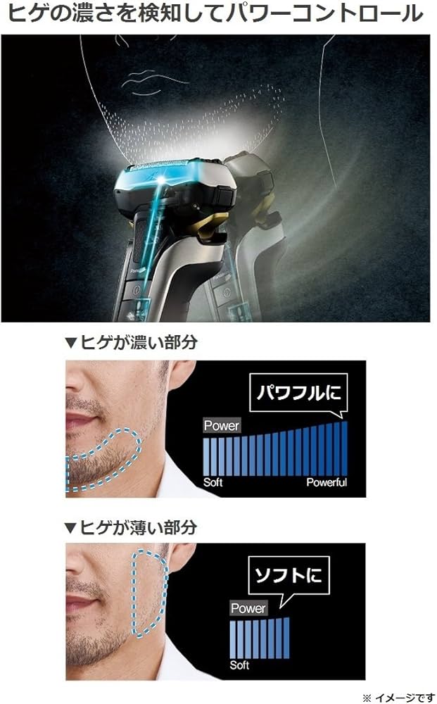 Amazon | パナソニック ラムダッシュ メンズシェーバー 5枚刃 お風呂