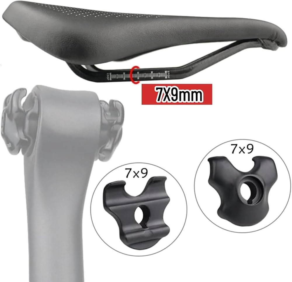 Amazon.co.jp: カーボンサドルレールアダプター用バイクシートポスト