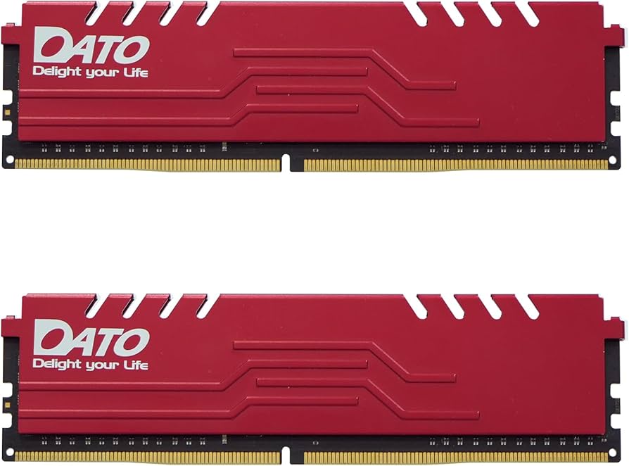 DATO 16GB RAM (8GBx2), DDR4 3200MHz with Heatsink, PC4-25600 CL16