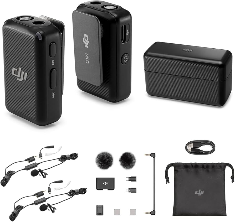 Amazon.com: DJI Mic Dual-Transmitter Compact Digital Wireless