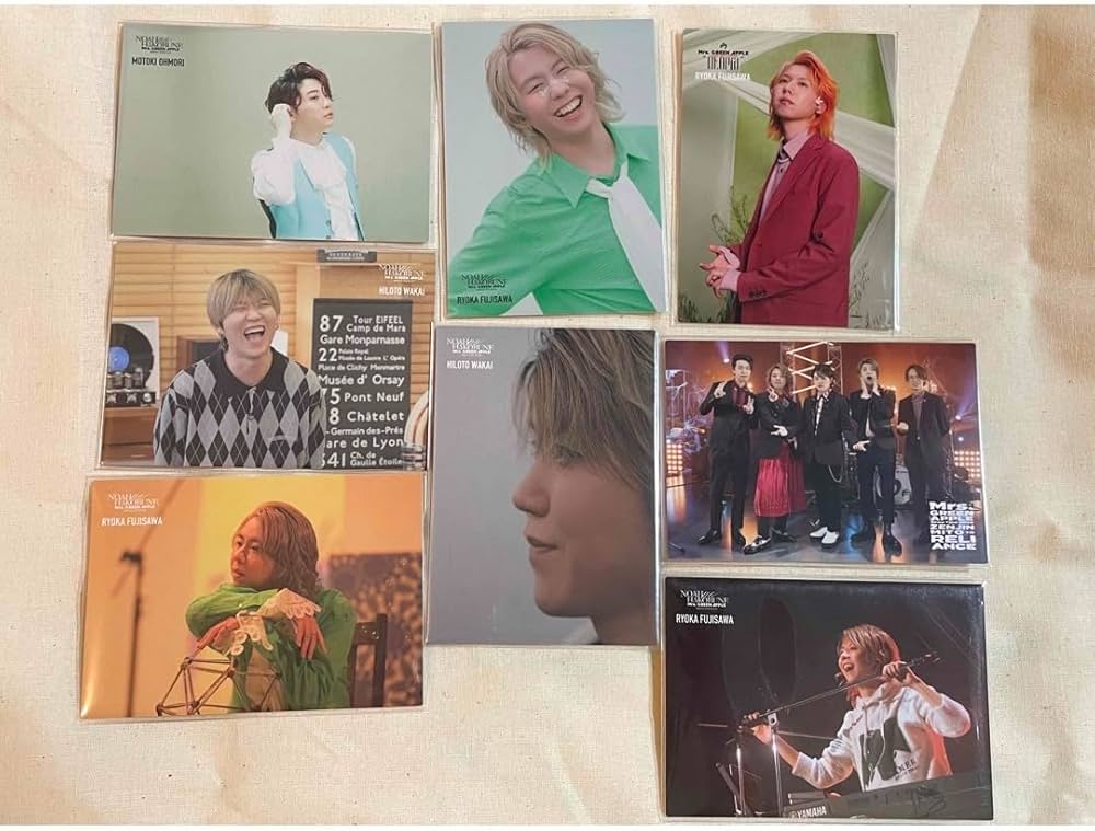 Amazon.co.jp: Mrs. GREEN APPLE フォトカード : 文房具・オフィス用品