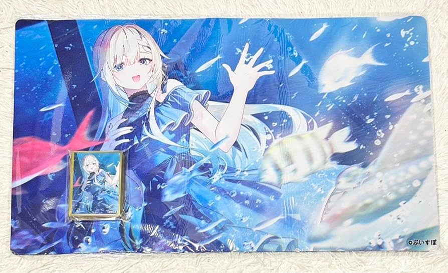 C107 遠坂あさぎ 藍沢エマ プレイマット スリーブ フルセット ぶいすぽ