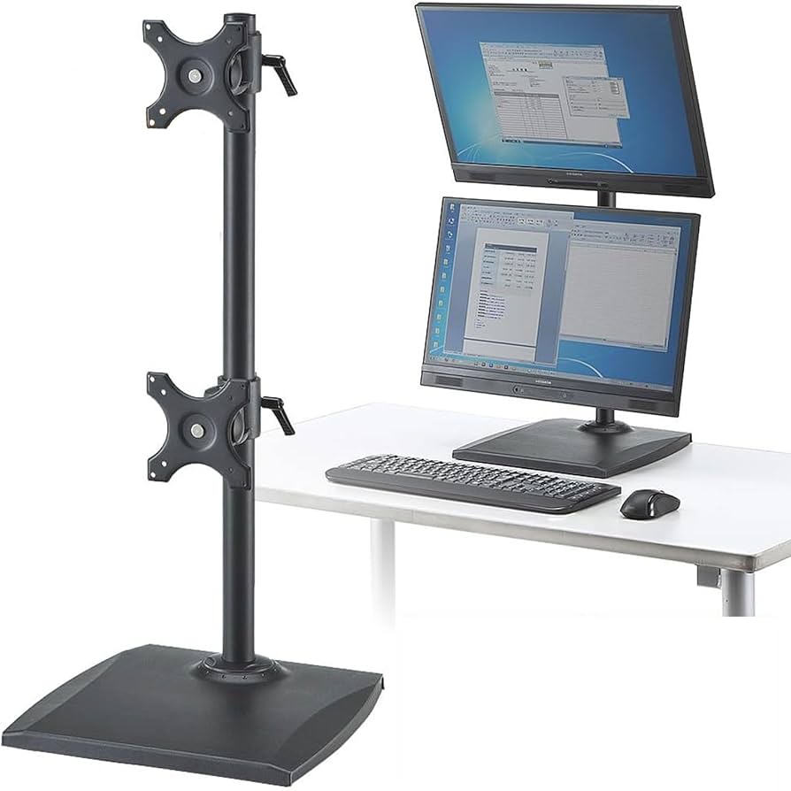 Amazon.co.jp: イーサプライ モニターアーム スタンド式 置き型 2画面