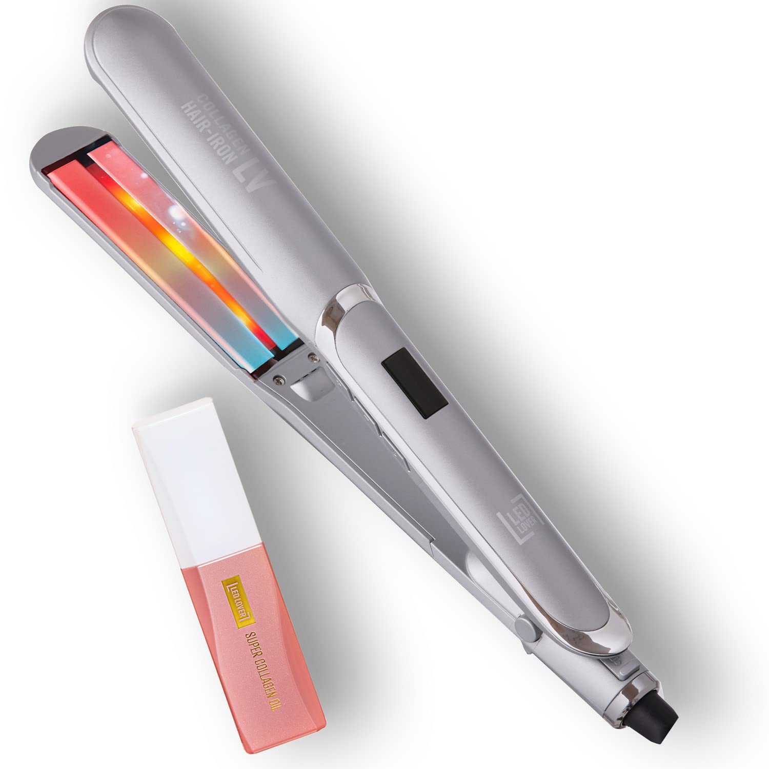 Amazon | 【LEDラバー】コラーゲンヘアアイロンLV ストレートアイロン