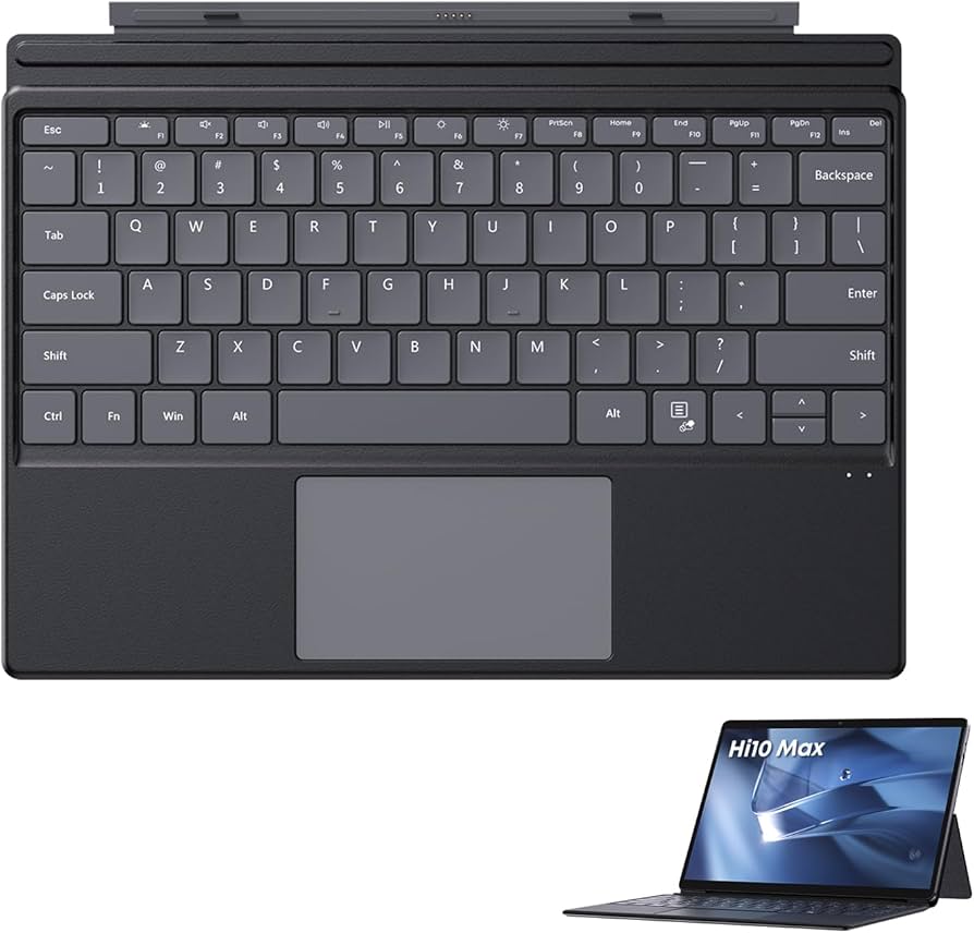 Amazon.com: CHUWI Hi10 Max Tablet Keyboard, Backlit Keyboard, 2 in