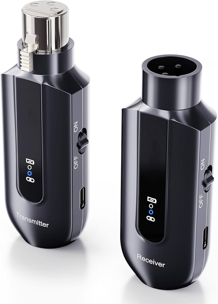 Amazon.co.jp: XIAOKOA ワイヤレスマイクシステム 送受信機セット