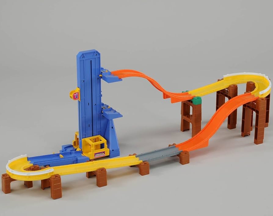 Amazon.co.jp: トミカ トミカシステム 5WAY ダブルリフト どうろセット