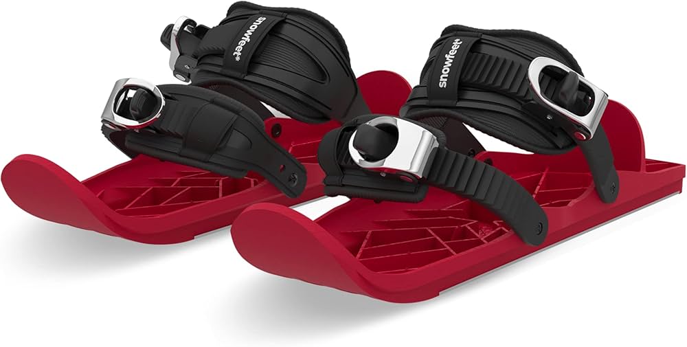 Amazon | Snowfeet Mini Kids | Shoe Size < 6 US | Mini Ski Skates