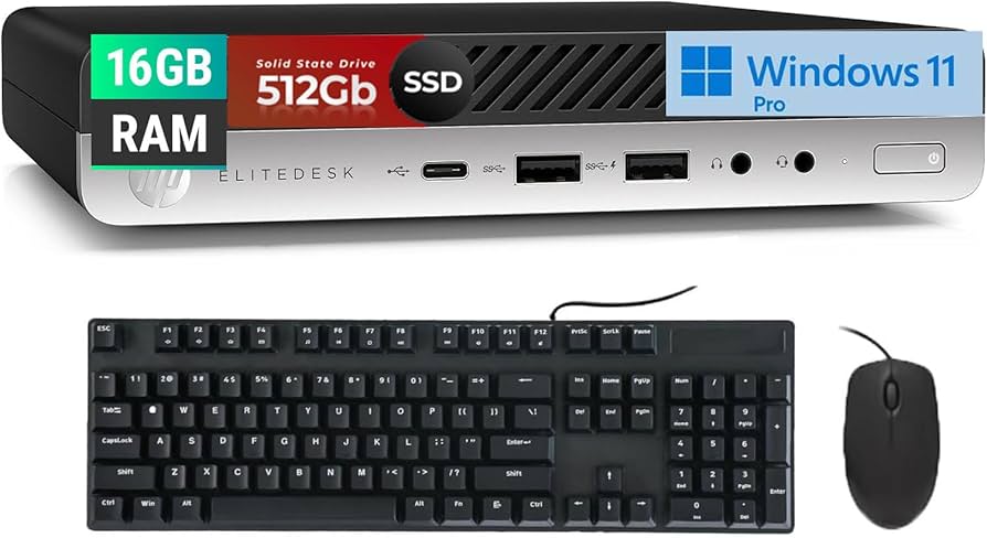 Amazon.com: HP EliteDesk 800 G5 Mini Business Desktop PC, Core i7