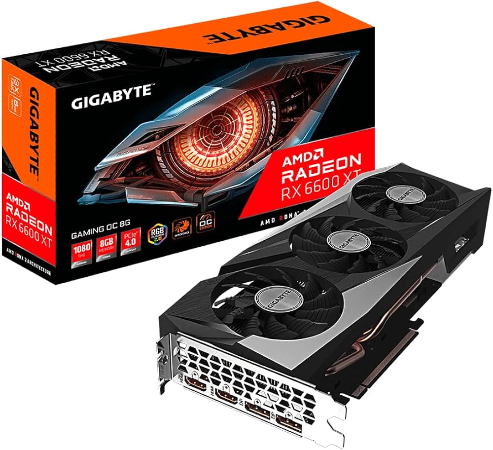 Amazon | GIGABYTE グラフィックボード AMD Radeon RX6600XT GDDR6 8GB
