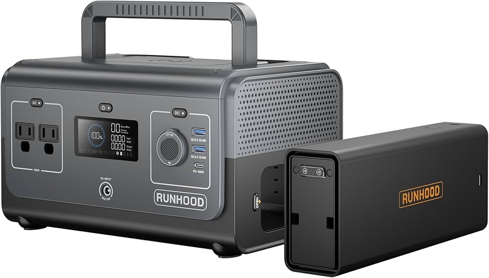 Amazon.co.jp: RUNHOOD ポータブル電源 RALLYE 600 MINI 324Wh/600W
