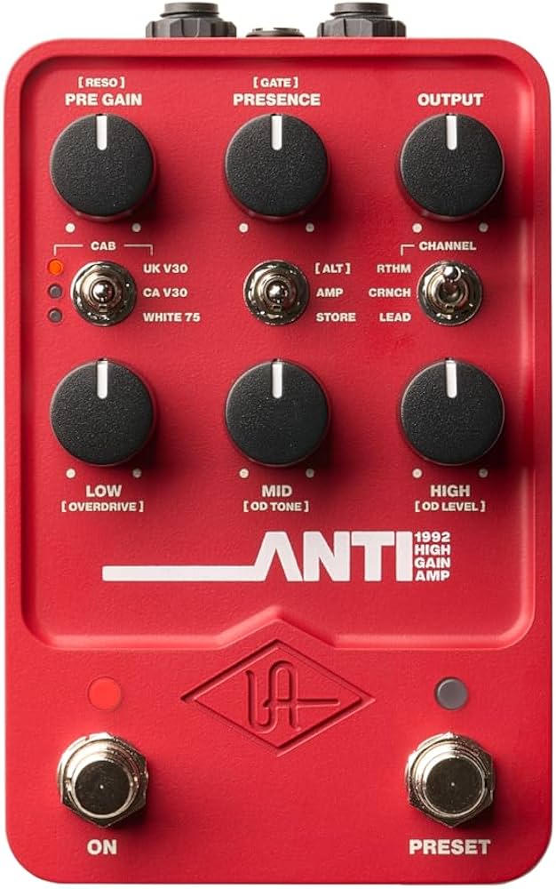 Amazon.com: Universal Audio ANTI 1992 High Gain Amp Pedal