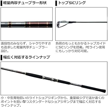 Amazon | ダイワ(DAIWA) ショアジギングロッド 釣り竿 | ダイワ(DAIWA