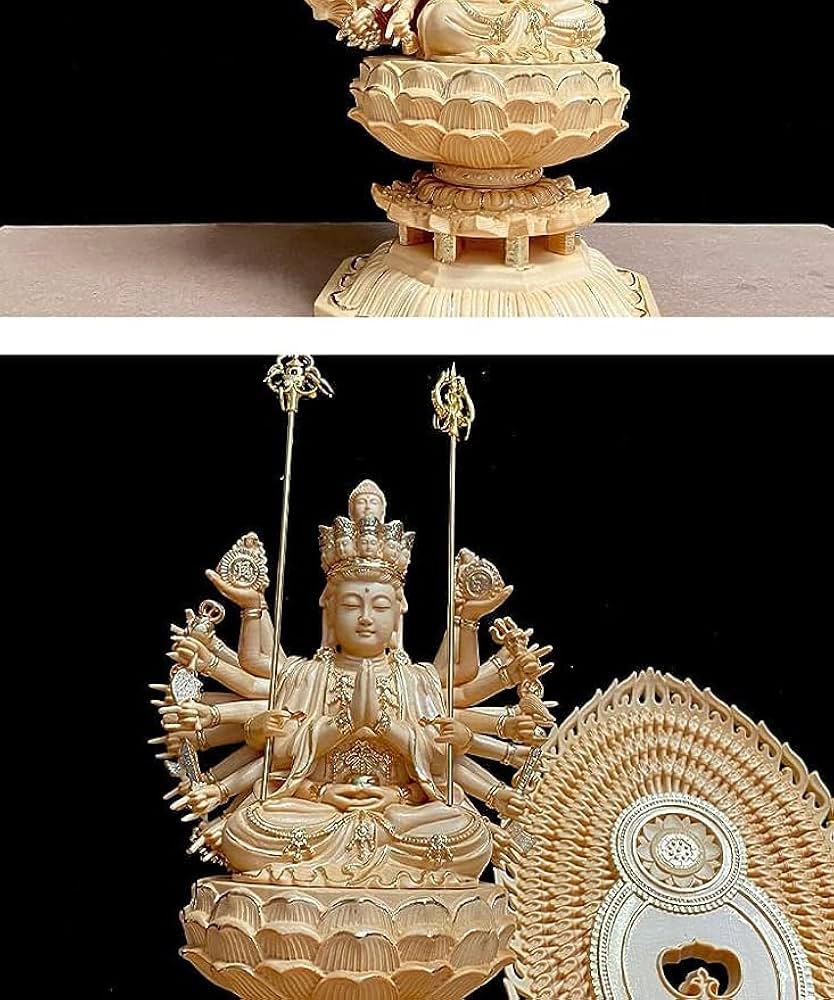 Amazon｜仏像 千手観音菩薩 （子年生まれ）十二支守り本尊 干支 専属千