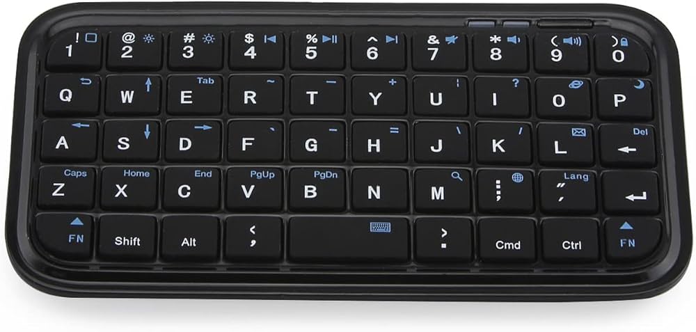 Amazon.co.jp: ミニ ワイヤレスキーボード Bluetooth 手のひらサイズ