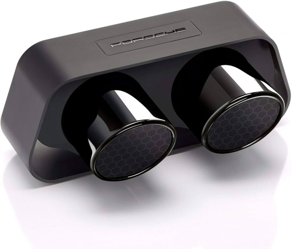 Porsche 911 GT3 Exhaust Bluetooth Speaker (Silver) (Silver) : Buy