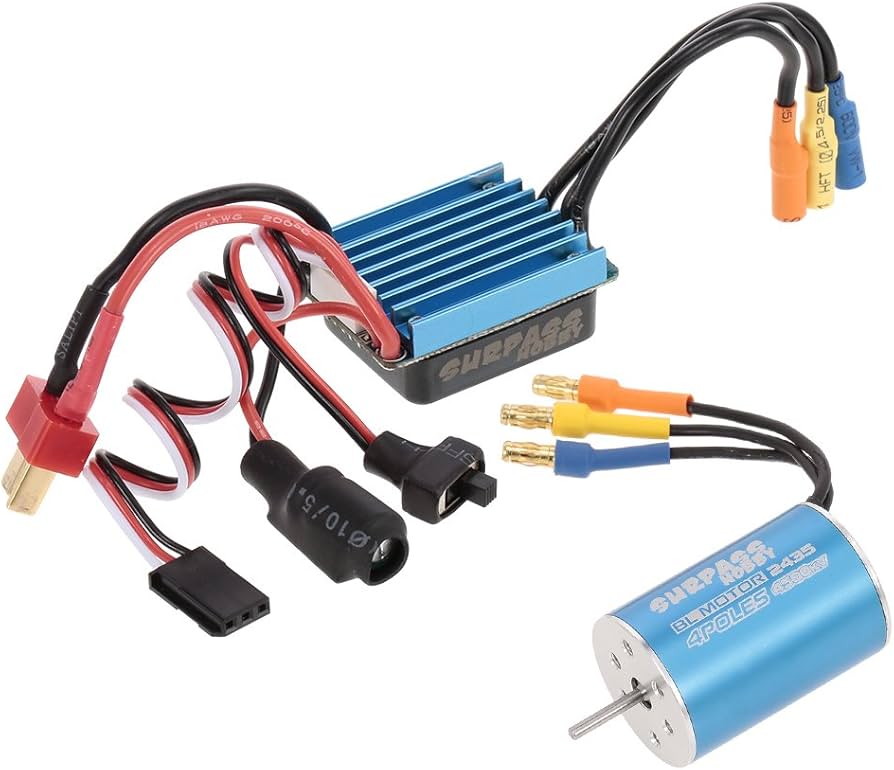 Amazon | Goolsky 1/18 1/16 RCカー用 モーター ESC SURPASS HOBBY