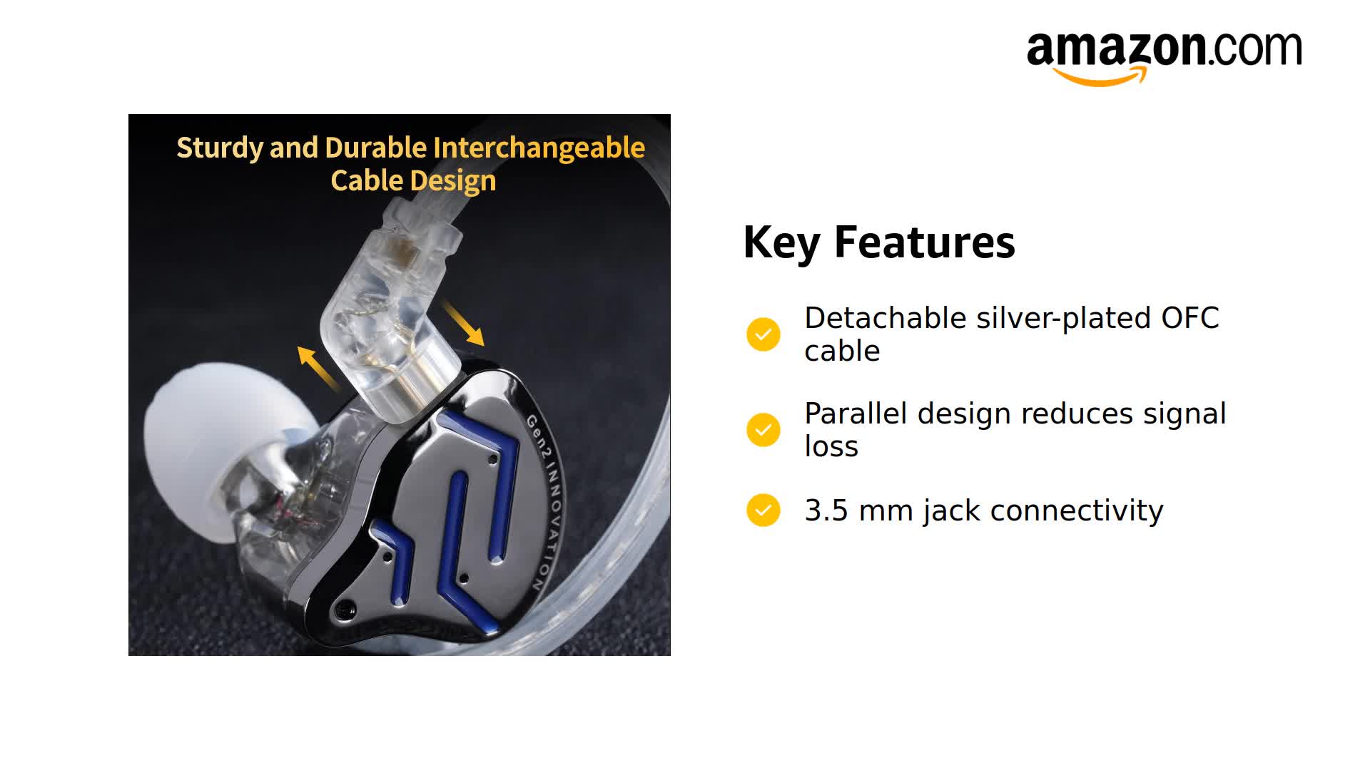 Amazon.com: KZ ZSN Pro 2 in-Ear Monitors Headphones Metal