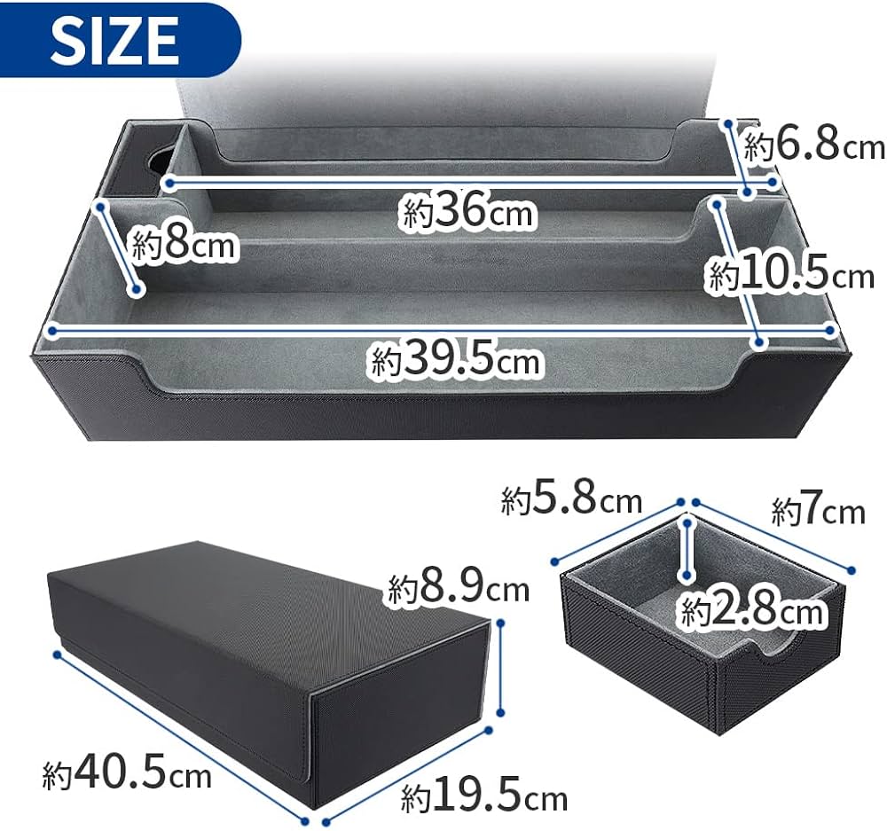 Amazon.co.jp: デッキケース トレカ収納 大容量 PUレザー プレイマット