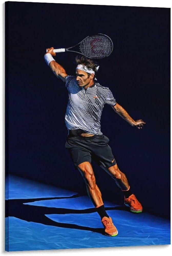 Amazon.co.jp: ロジャー・フェデラー・テニスキャラクターポスター