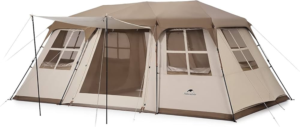 Amazon.co.jp: Naturehike屋外キャンプ2つの部屋1つのホールの自動