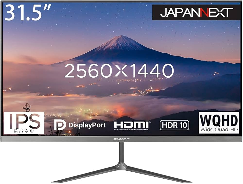 Amazon.co.jp: JAPANNEXT 31.5インチ モニター WQHD 2560x1440解像度