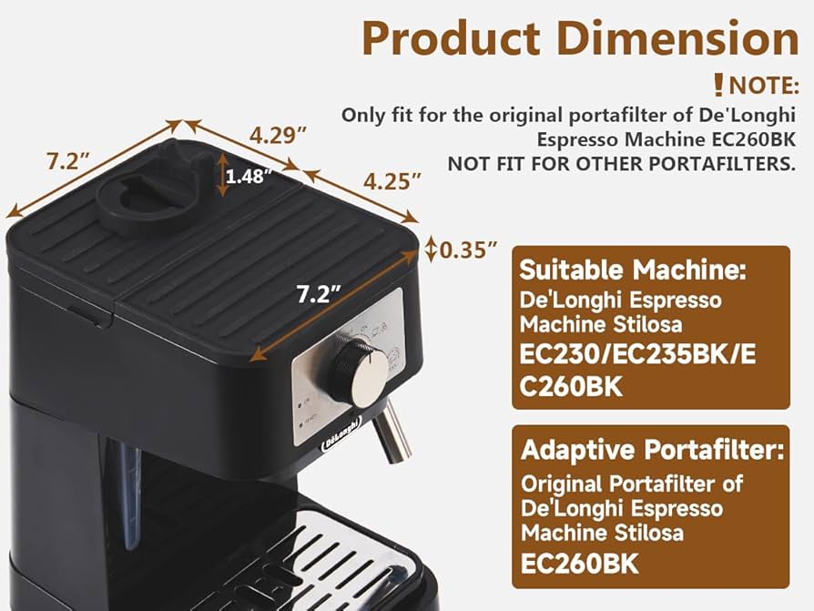 Amazon | DeLonghi エスプレッソマシン Stilosa EC260BK用タンピング