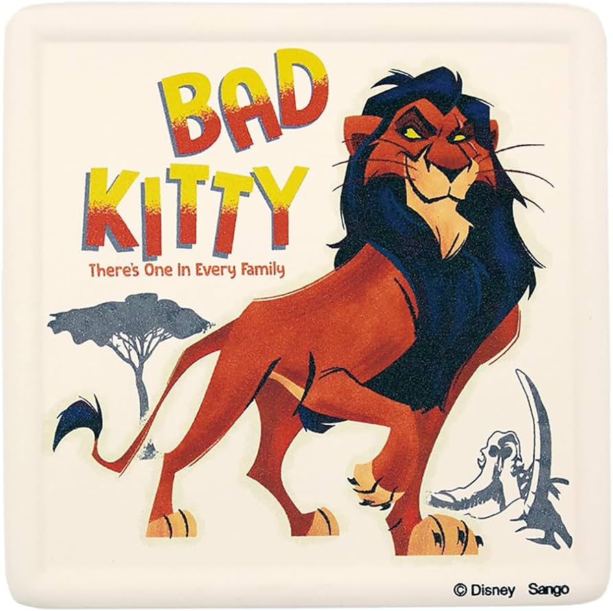 Amazon｜ディズニー 「 ライオン・キング 」 スカー 吸水 コースター