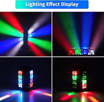 Amazon.com: U`King Spider Moving Head Light 8x10W LEDs Beam DJ