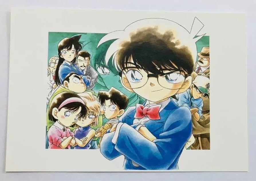 Amazon.co.jp: コナン 青山剛昌世界展 複製原画 限定ポストカード 集合