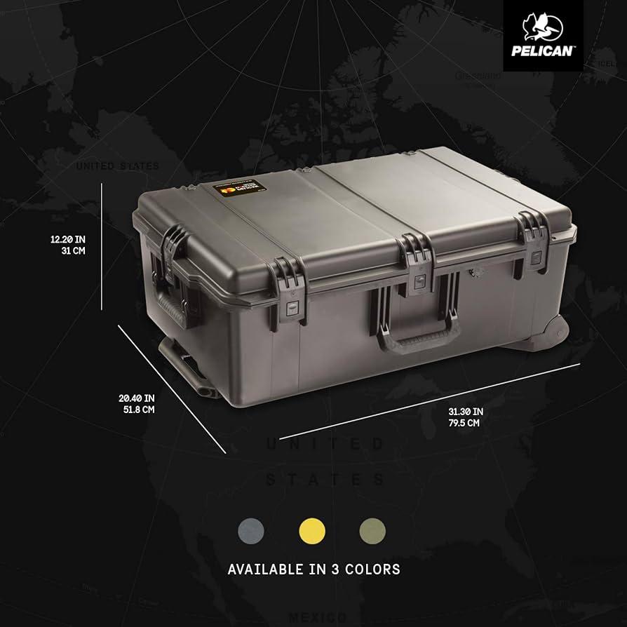 Amazon.com: Pelican Storm iM2950 Case With Foam (Black) : Sports