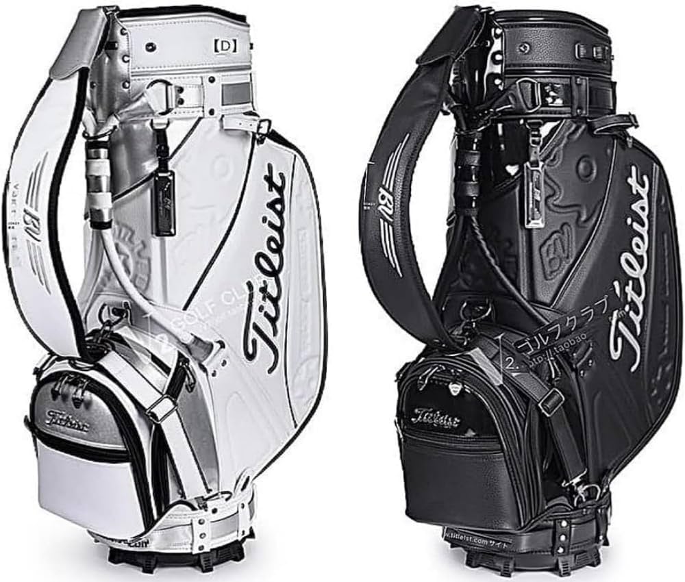 Amazon | KCNN-キャディバッグ レザースポーツゴルフバッグ メンズ