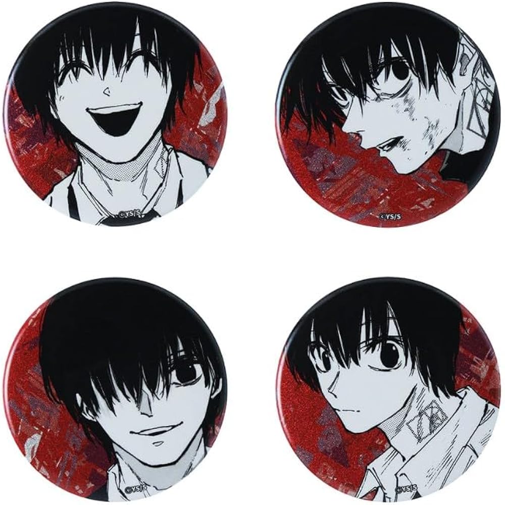 Amazon.co.jp: SAKAMOTO DAYS 缶バッジ 4個セット EMOTIONS 南雲与市