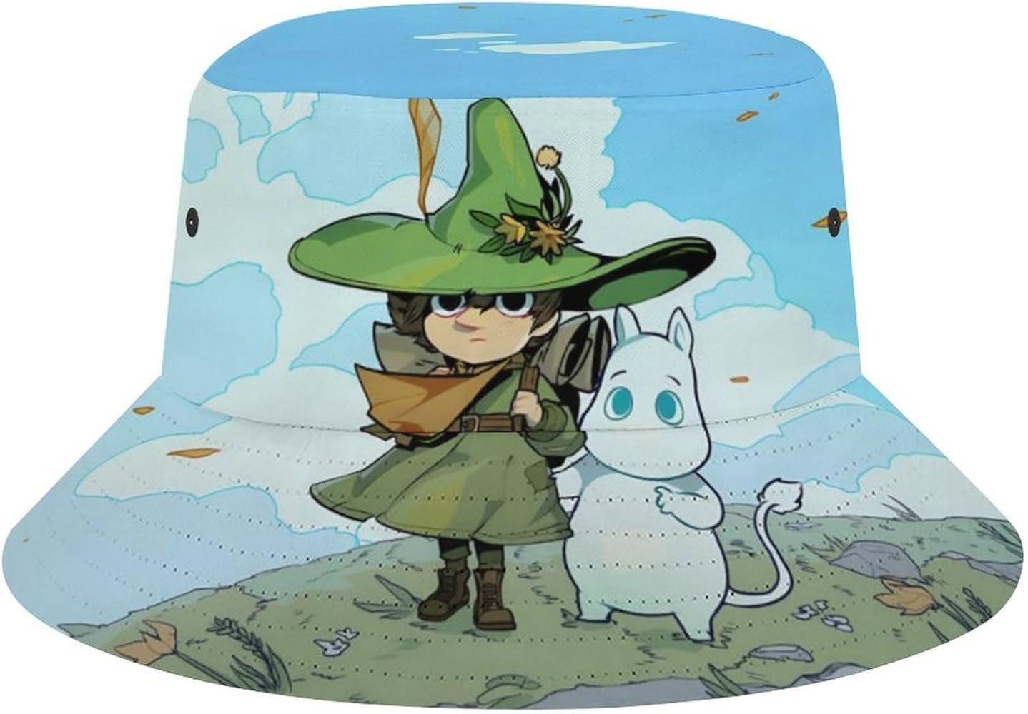 Amazon.co.jp: [ARKETHONEY] ムーミン スナフキン バケットハット 帽子