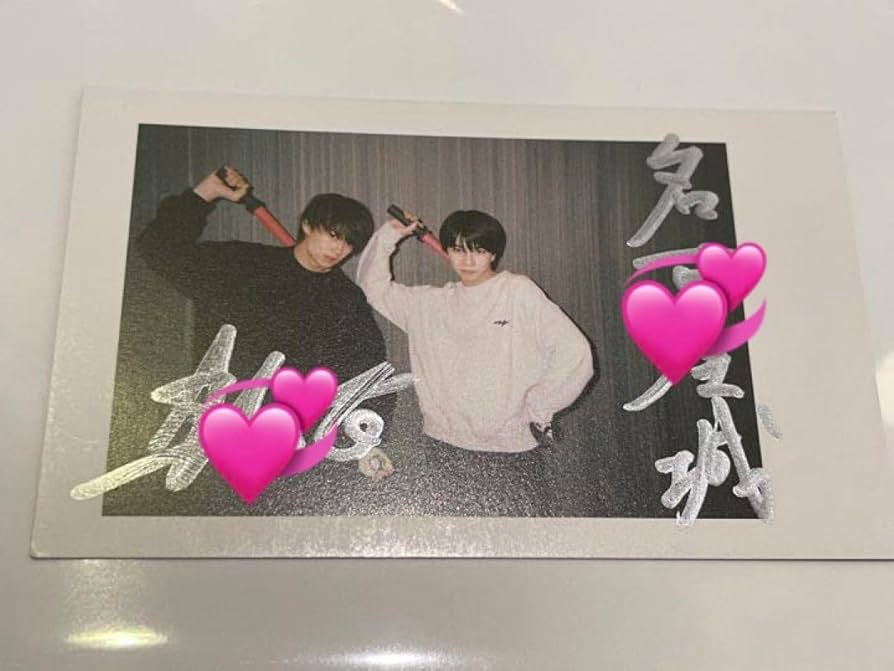 Amazon.co.jp: M!LK 佐野勇斗 チェキ風カード サイン入り : おもちゃ